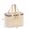 BSCI Factory New Canvas Custom Printing Insulation Bag Large Capacity Outdoor Picnic Working Portable Lunch Cooler Bag