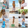 Water Resistant Custom Logo Large Men Women New Arrival Designer Summer Beach Bags Custom Canvas Tote
