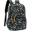 BSCI Factory Wholesale Custom LOGO Printing Flower Design Multifunctional Large Capacity Laptop Backpack