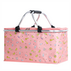 Foldable Aluminum Picnic Cooler Bag with Sublimation Print