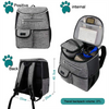 New Travel Bag for Dogs Or Weekend Organizer Bag Dog Travel Backpack Included 2 Dog Food Carriers Bag, And 2 Bowls