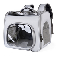 New Design Portable Pet Bag Outdoor Carry Solid Color Large Capacity Backpack Custom Logo Pet Bag