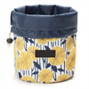 Unique Travel Custom Logo Drawstring Cosmetic Bag Round Make Up Bags Beauty Toiletry Kit Make Up Organizer