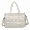 Hot Selling Custom Logo Puffy Nylon Tote Bag Cloud Fold Style Large Capacity Women Lady Gril Leisure Underarm Bag for Daily Us
