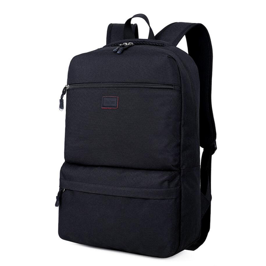 Customize Black Gray And Blue Laptop Backpack With USB Charging