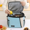 Outdoor Portable Lunch Thermal Insulation Large Fashion Picnic Bento Tote PEVA Waterproof Inner Insulated Big Cooler Bag