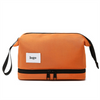 Custom logo Wholesale High Quality Travel Toiletry Bag Mens Large Makeup Bag,double Layer Cosmetic Bag,travel