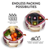 Multi Functional Foldable Milk Thermal Freezer Fabric Cooler Waterproof Food Delivery Insulated Lunch Cooler Bag