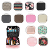 Water-resistant Wholesale Premium Durable Zipper Makeup Toiletry Travel Cosmetic Bag Pu Leather Make Up Pouch Logo