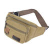 2022 new large capacity outdoor multi-functional sports travel canvas Fanny pack mobile phone waist cross body bag