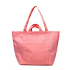 Custom Logo Large Shopping Tote Bag with Pocket Foldable Fabric Crossbody Shoulder Bag for Women