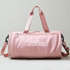 Customize Logo Large Duffel Gym Travel Overnight Weekender Bags with Shoe Compartment