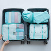 6 Set Travel Storage Bag Bundle Pocket Suit Clothing Packing Bag Travel Suitcase Clothing Underwear Packing Bag