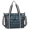 Autumn Winter New Padded Stripe Quilted Handbags Trend Puffy Bag Large Quilted Tote Bag One Shoulder Cross-body Bag
