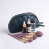 Waterproof Toilet Pouch Wash Bag Travel Women Mens Leather Toiletry Bag Small Cosmetic Bag