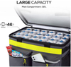 Large Capacity Custom Leakproof Hiking Camping Beach Lunch Box Aluminium Foil Thermal Ice Travel Cooler Bag