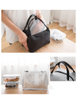 Dual compartment portable custom logo water resistance insulated picnic bag thermal insulation fabric for cooler bags