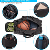 Wholesale Customized Multifunction Weekender Travel Crossbody Carry on Tote Black Duffle Gym Bag Custom Men Duffel Bags