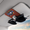 Durable Leather Car Card Holder Organizer Bag Licence Storage Glasses Hanging Car Organizer Accessories