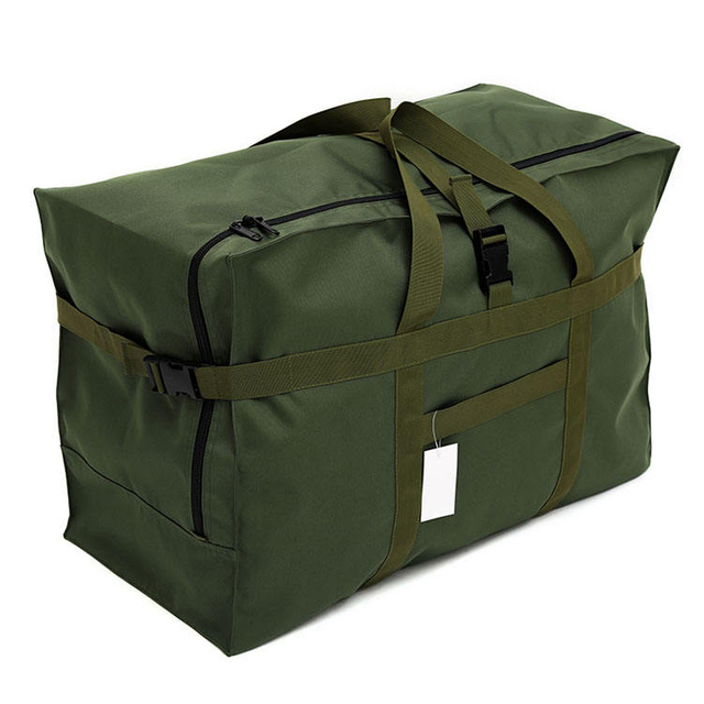 Wholesale high quality custom utility tote travelling camping boarding green large capacity folding travel bag