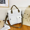 Fashion Cotton Canvas Tote Bag Utility Large Capacity Canvas Handbag For Girls Ladies