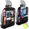 Backseat Kick Mats Cover Car Back Seat Organiser Protector for Family Road Trip