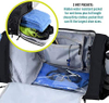 Durable Designed Women Duffel Bag Sports Tote Man Gym Bag with 10 Compartments And Water Resistant Pouch