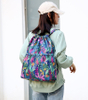 Promotional Advertising Multi Pockets Custom Printing Drawstring Bag Backpack for Girls with Water Bottle Holder