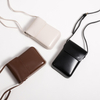 Genuine full grain leather small cell phone crossbody mobile phone bags cases waterproof pouch wallet purse bags for women cheap 