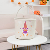 Popular Halloween Decoration Candy Bucket Lovely Cartoon Printing Trick Or Treat Bag For Candies Cookies