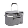 Custom insulated thermal folding cooler picnic basket