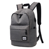 Custom Classic Light Gray School College Laptop Backpack for Men with Usb Charging Port Waterproof Casual Backpack Bag