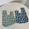 Lovely Printing Wrist Knot Bag Small Ladies Wallet Handbag Lightweight Fashion Purse Hand Bag