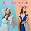 Wholesale premium Insulated 2 Bottle Wine Tote cooler Bag Carrier for men women gift with dividers and padded shoulder strap