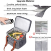Outdoor Leakproof Portable Double Layer Food Insulation Thermal Tote Insulated Bag Cooler Bags With Handles