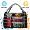 Custom Logo Design Food Delivery Oxford Cooler Lunch Bag Thermal Picnic Tote Wholesale Lunch Bag