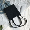 New Arrival 2022 Fashion Letter Print Corduroy Tote Bag All Match Corduroy Bag
