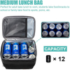 New Portable Insulated Includes Outdoor Picnic Waterproof Takeout Lunch Cooler Bag