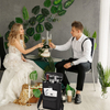 Christmas gift for wine lovers padded insulated wine bag tote picnic 2 bottle wine cooler bag for dinner party