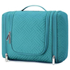 Luxury Quilted Nylon Cosmetic Makeup Travel Big High Quality Makeup Bag Waterproof Hanging Travel Toiletry Bag