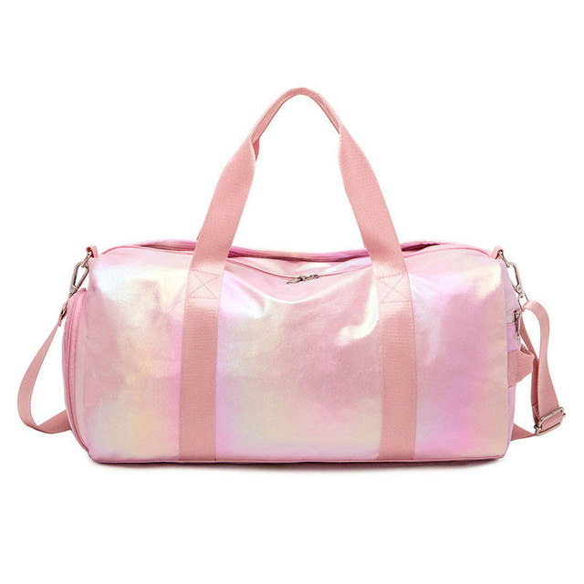 Travel Sports Handbag Printing Shoulder Traveling Bags Korean Style Duffle Fashion Gym Ladies Weekender Overnight Travel Bag