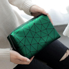 Portable PU Diamond Leather Make Up Cosmetic Bag Waterproof Wholesale Factory Price Travel Toiletry Bags for Men Women