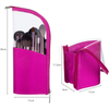 Wholesale Travel Makeup Brush Bags Clear Cosmetic Bag Women Transparent Portable Waterproof Stand-Up Makeup Brush Pouch
