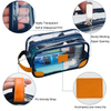 Professional Customized PVC Clear Shaving Kits Printing Makeup Organizer Bag Man Travel Bag Organizer Toiletry