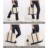 Reusable Women Shoulder Bag Large Capacity Lady Canvas Shopping Bag Best Canvas Handbag for Work