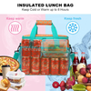 Leakproof 18L Polyester Insulating Food Delivery Picnic Beach Cooler Tote Bag Camping Cooler Bags Thermal Insulation