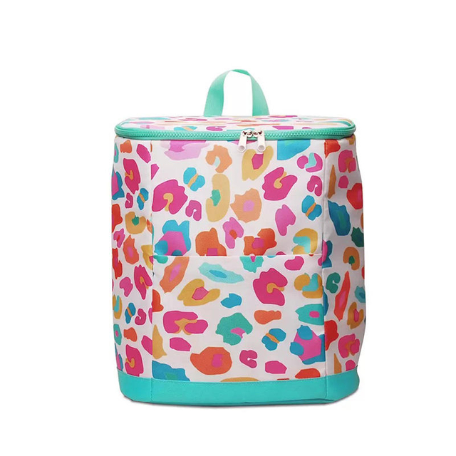 Fashion Women Custom Printing Insulated Cooler Backpack For Picnic Camping Travel