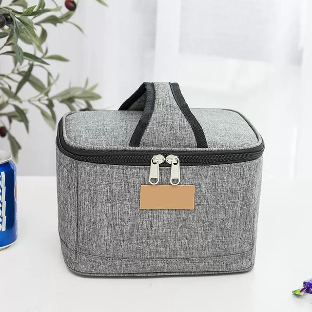 Portable Hand-held Thermal Insulated Aluminum Foil Cooler Bag For Lunch Picnic