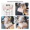 Multifunctional Sport Gym Bag Portable Waterproof Tote Gym Bag with Wet Pocket Shoe Compartment Travel Duffel Bag