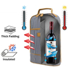 Wine Bottle Tote Cooler Bag Picnic Wine Carrier Holder Ice Insulated Cooler Bag with Custom Logo